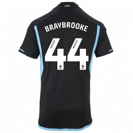 Kandiny Kinder Sammy Braybrooke #44 Schwarz Auswärtstrikot Trikot 2023/24 T-Shirt