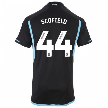 Kandiny Kinder Connie Scofield #44 Schwarz Auswärtstrikot Trikot 2023/24 T-Shirt