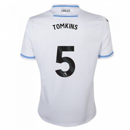 Kandiny Kinder James Tomkins #5 Weiß Auswärtstrikot Trikot 2023/24 T-Shirt