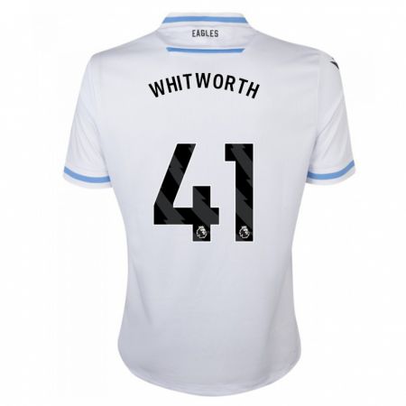 Kandiny Kinder Joe Whitworth #41 Weiß Auswärtstrikot Trikot 2023/24 T-Shirt