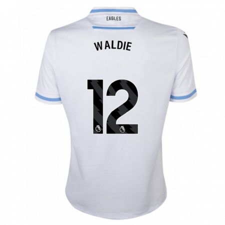 Kandiny Kinder Lizzie Waldie #12 Weiß Auswärtstrikot Trikot 2023/24 T-Shirt