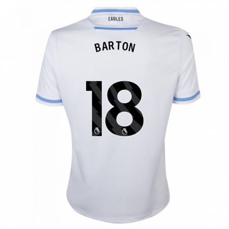 Kandiny Kinder Kirsty Barton #18 Weiß Auswärtstrikot Trikot 2023/24 T-Shirt