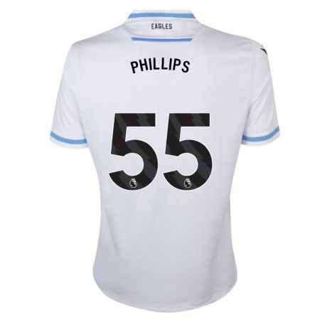 Kandiny Kinder Killian Phillips #55 Weiß Auswärtstrikot Trikot 2023/24 T-Shirt