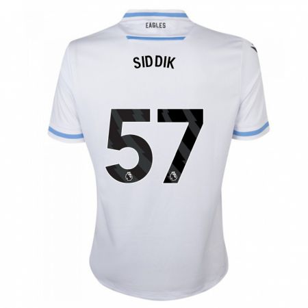 Kandiny Kinder Cardo Siddik #57 Weiß Auswärtstrikot Trikot 2023/24 T-Shirt