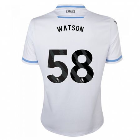 Kandiny Kinder Noah Watson #58 Weiß Auswärtstrikot Trikot 2023/24 T-Shirt