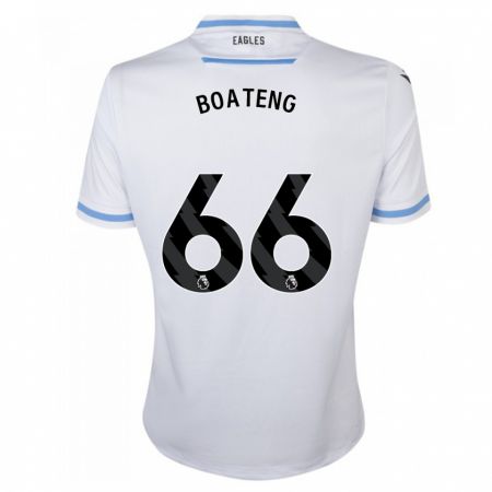 Kandiny Kinder David Boateng #66 Weiß Auswärtstrikot Trikot 2023/24 T-Shirt