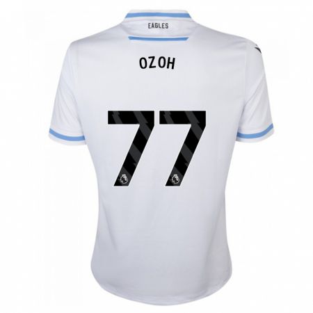 Kandiny Kinder David Ozoh #77 Weiß Auswärtstrikot Trikot 2023/24 T-Shirt