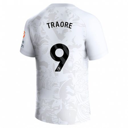 Kandiny Kinder Bertrand Traoré #9 Weiß Auswärtstrikot Trikot 2023/24 T-Shirt