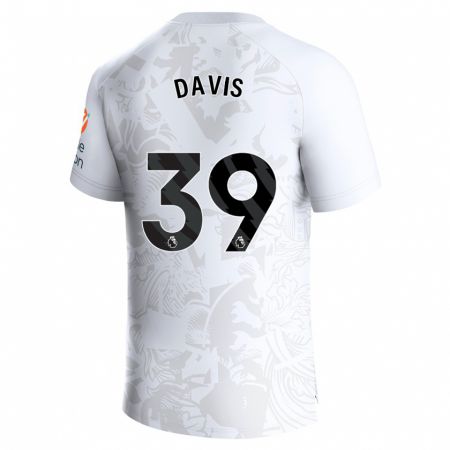 Kandiny Kinder Keinan Davis #39 Weiß Auswärtstrikot Trikot 2023/24 T-Shirt