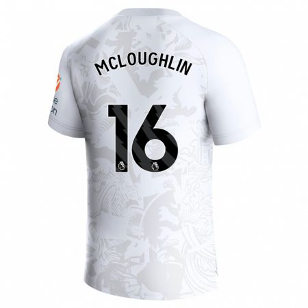 Kandiny Kinder Olivia Mcloughlin #16 Weiß Auswärtstrikot Trikot 2023/24 T-Shirt