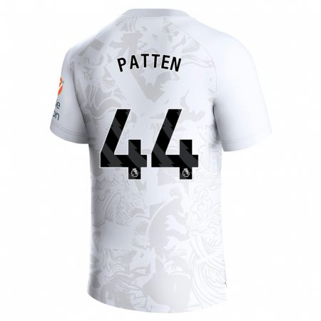 Kandiny Kinder Anna Patten #44 Weiß Auswärtstrikot Trikot 2023/24 T-Shirt