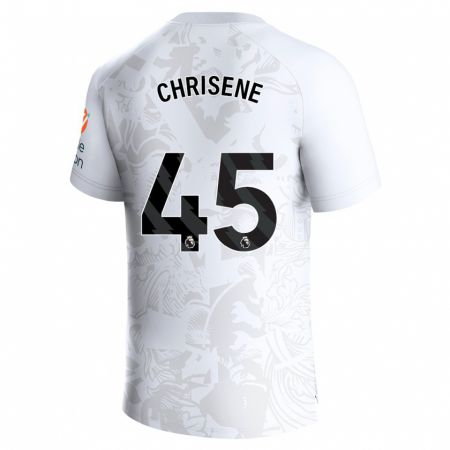 Kandiny Kinder Ben Chrisene #45 Weiß Auswärtstrikot Trikot 2023/24 T-Shirt