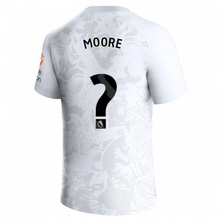 Kandiny Kinder Kobei Moore #0 Weiß Auswärtstrikot Trikot 2023/24 T-Shirt