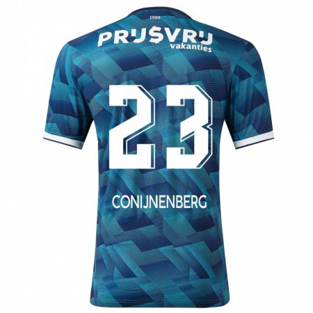Kandiny Kinder Jada Conijnenberg #23 Blau Auswärtstrikot Trikot 2023/24 T-Shirt