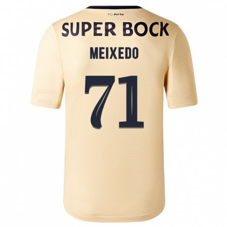 Kandiny Kinder Francisco Meixedo #71 Beige-Gold Auswärtstrikot Trikot 2023/24 T-Shirt