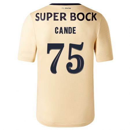 Kandiny Kinder Anhá Cande #75 Beige-Gold Auswärtstrikot Trikot 2023/24 T-Shirt
