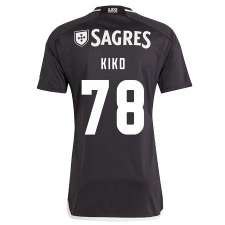 Kandiny Kinder Kiko #78 Schwarz Auswärtstrikot Trikot 2023/24 T-Shirt