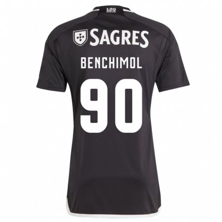 Kandiny Kinder Benchimol #90 Schwarz Auswärtstrikot Trikot 2023/24 T-Shirt