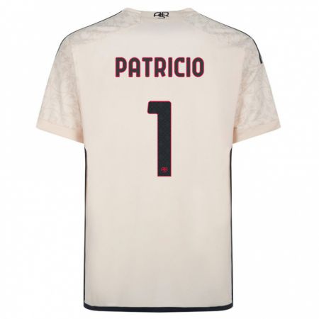 Kandiny Kinder Rui Patrício #1 Cremefarben Auswärtstrikot Trikot 2023/24 T-Shirt