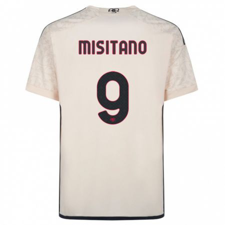 Kandiny Kinder Giulio Misitano #9 Cremefarben Auswärtstrikot Trikot 2023/24 T-Shirt