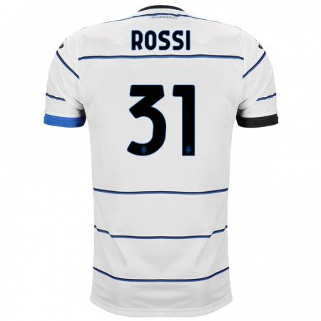 Kandiny Kinder Francesco Rossi #31 Weiß Auswärtstrikot Trikot 2023/24 T-Shirt
