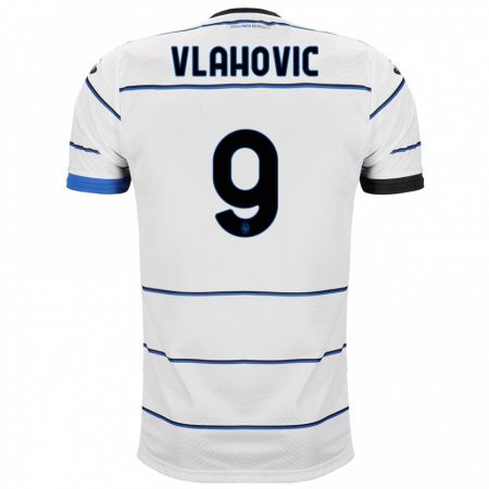 Kandiny Kinder Vanja Vlahovic #9 Weiß Auswärtstrikot Trikot 2023/24 T-Shirt