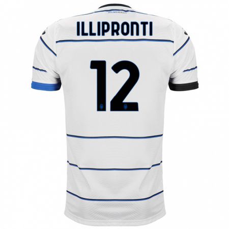 Kandiny Kinder Filippo Illipronti #12 Weiß Auswärtstrikot Trikot 2023/24 T-Shirt