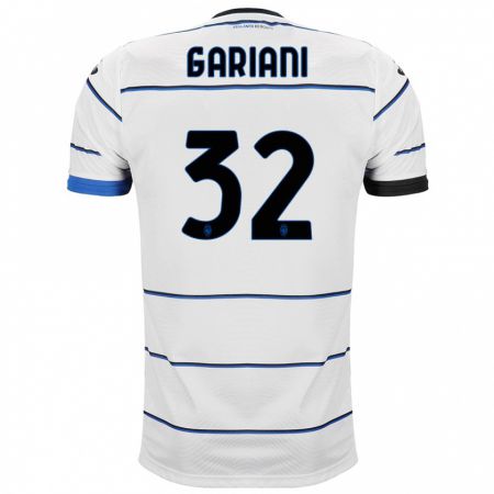 Kandiny Kinder Niccolò Gariani #32 Weiß Auswärtstrikot Trikot 2023/24 T-Shirt