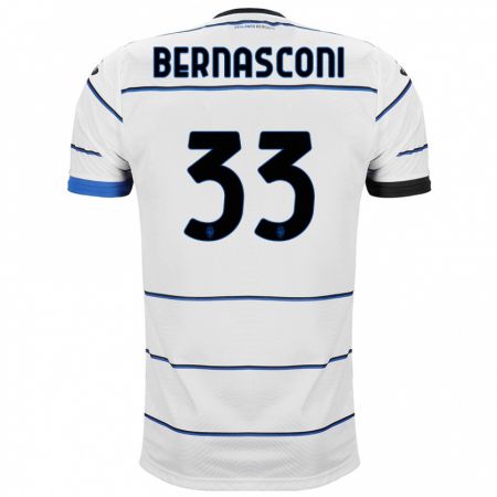 Kandiny Kinder Lorenzo Bernasconi #33 Weiß Auswärtstrikot Trikot 2023/24 T-Shirt