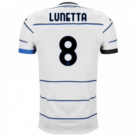 Kandiny Kinder Gabriel Lunetta #8 Weiß Auswärtstrikot Trikot 2023/24 T-Shirt