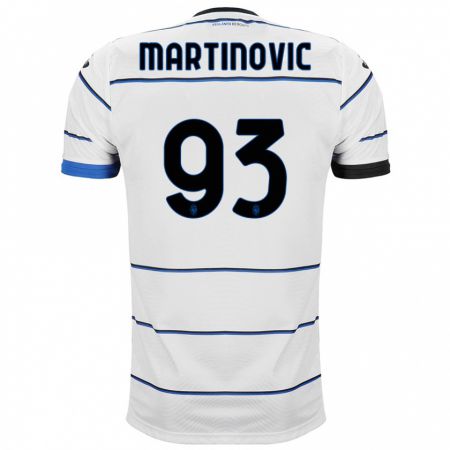 Kandiny Kinder Melania Martinovic #93 Weiß Auswärtstrikot Trikot 2023/24 T-Shirt