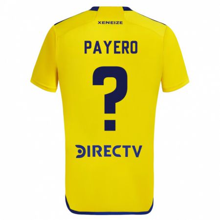 Kandiny Kinder Martín Payero #0 Gelb Auswärtstrikot Trikot 2023/24 T-Shirt