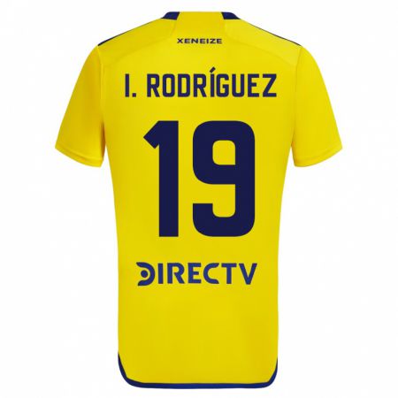 Kandiny Kinder Ignacio Rodríguez #19 Gelb Auswärtstrikot Trikot 2023/24 T-Shirt
