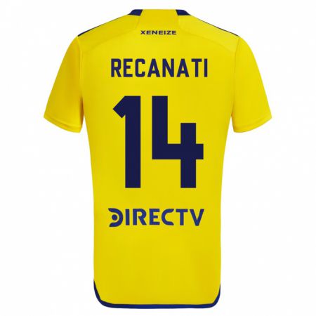 Kandiny Kinder Bianca Recanati #14 Gelb Auswärtstrikot Trikot 2023/24 T-Shirt