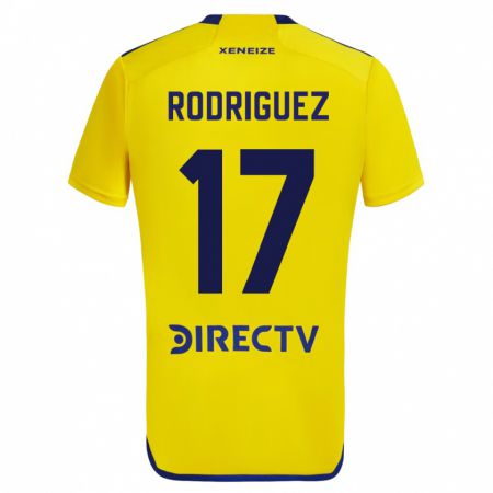 Kandiny Kinder Fanny Rodriguez #17 Gelb Auswärtstrikot Trikot 2023/24 T-Shirt