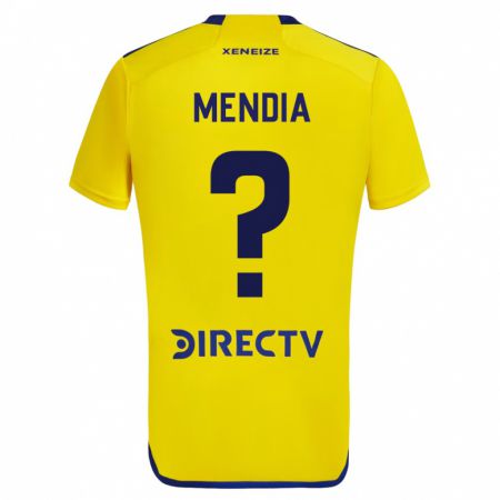 Kandiny Kinder Mateo Mendia #0 Gelb Auswärtstrikot Trikot 2023/24 T-Shirt