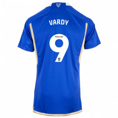 Kandiny Herren Jamie Vardy #9 Königsblau Heimtrikot Trikot 2023/24 T-Shirt