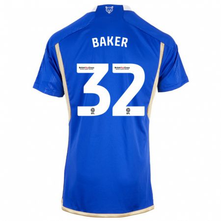 Kandiny Herren Ava Baker #32 Königsblau Heimtrikot Trikot 2023/24 T-Shirt