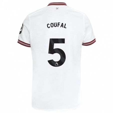 Kandiny Herren Vladimir Coufal #5 Weiß Auswärtstrikot Trikot 2023/24 T-Shirt