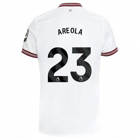 Kandiny Herren Alphonse Areola #23 Weiß Auswärtstrikot Trikot 2023/24 T-Shirt