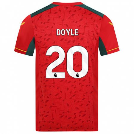 Kandiny Herren Tommy Doyle #20 Rot Auswärtstrikot Trikot 2023/24 T-Shirt