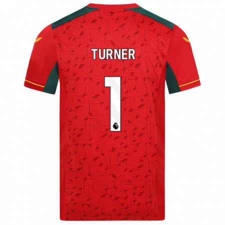 Kandiny Herren Shannon Turner #1 Rot Auswärtstrikot Trikot 2023/24 T-Shirt