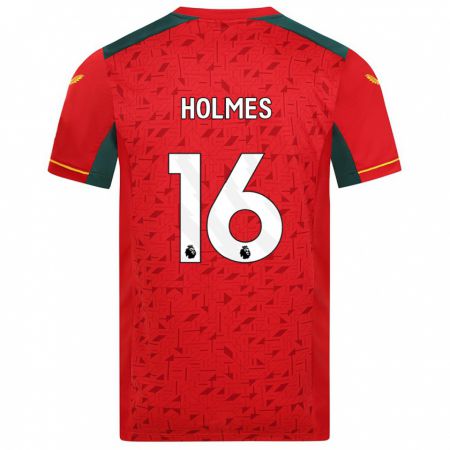 Kandiny Herren Summer Holmes #16 Rot Auswärtstrikot Trikot 2023/24 T-Shirt