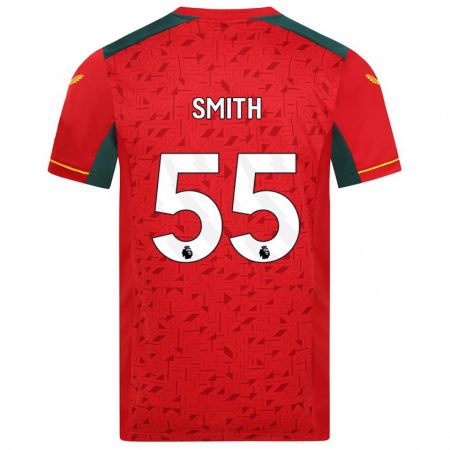 Kandiny Herren Jackson Smith #55 Rot Auswärtstrikot Trikot 2023/24 T-Shirt