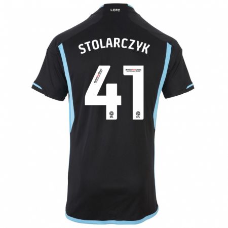 Kandiny Herren Jakub Stolarczyk #41 Schwarz Auswärtstrikot Trikot 2023/24 T-Shirt