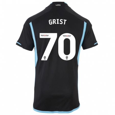 Kandiny Herren Ben Grist #70 Schwarz Auswärtstrikot Trikot 2023/24 T-Shirt