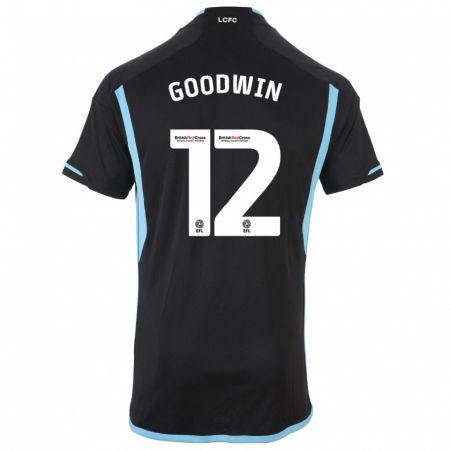 Kandiny Herren Missy Goodwin #12 Schwarz Auswärtstrikot Trikot 2023/24 T-Shirt