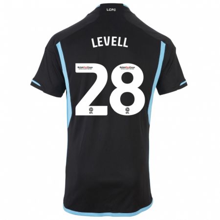 Kandiny Herren Kirstie Levell #28 Schwarz Auswärtstrikot Trikot 2023/24 T-Shirt