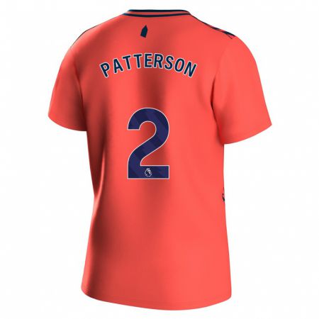 Kandiny Herren Nathan Patterson #2 Koralle Auswärtstrikot Trikot 2023/24 T-Shirt