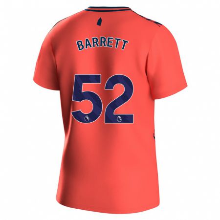 Kandiny Herren Jack Barrett #52 Koralle Auswärtstrikot Trikot 2023/24 T-Shirt